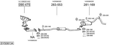 BOSAL SYS08134