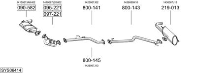 BOSAL SYS06414
