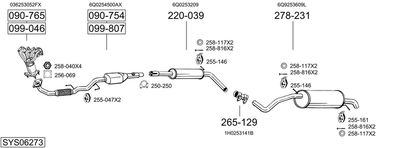 BOSAL SYS06273