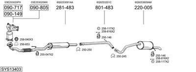 BOSAL SYS13403