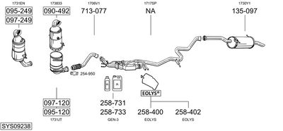 BOSAL SYS09238