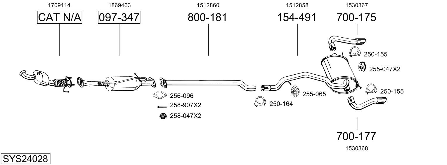 BOSAL SYS24028