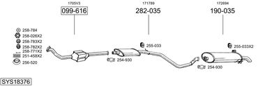 BOSAL SYS18376