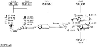BOSAL SYS00930