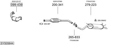 BOSAL SYS05644 BOSAL SYS05644