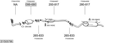BOSAL SYS05786