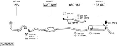 BOSAL SYS00900