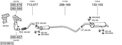 BOSAL SYS16610