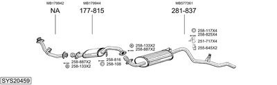 BOSAL SYS20459