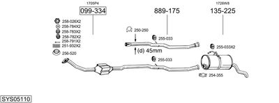 BOSAL SYS05110