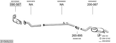 BOSAL SYS05233