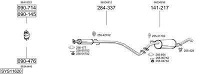 BOSAL SYS11620