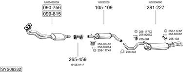 BOSAL SYS06332