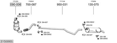 BOSAL SYS00955