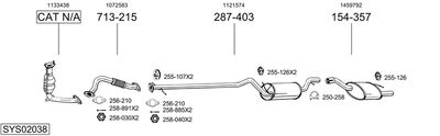 BOSAL SYS02038 BOSAL SYS02038