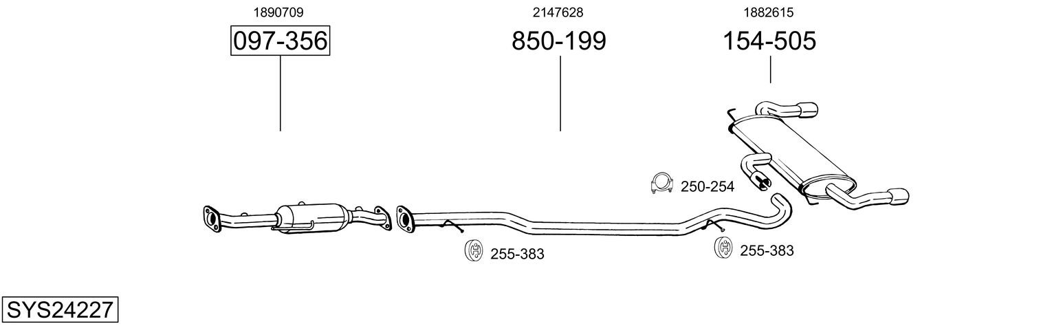 BOSAL SYS24227