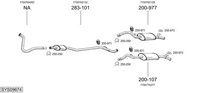 BOSAL SYS09674