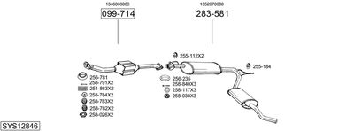 BOSAL SYS12846