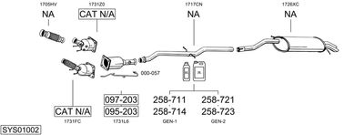 BOSAL SYS01002