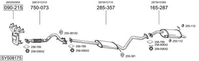 BOSAL SYS08175