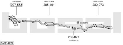 BOSAL SYS14929