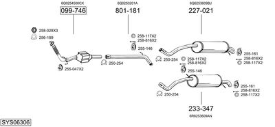 BOSAL SYS06306