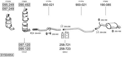 BOSAL SYS04954