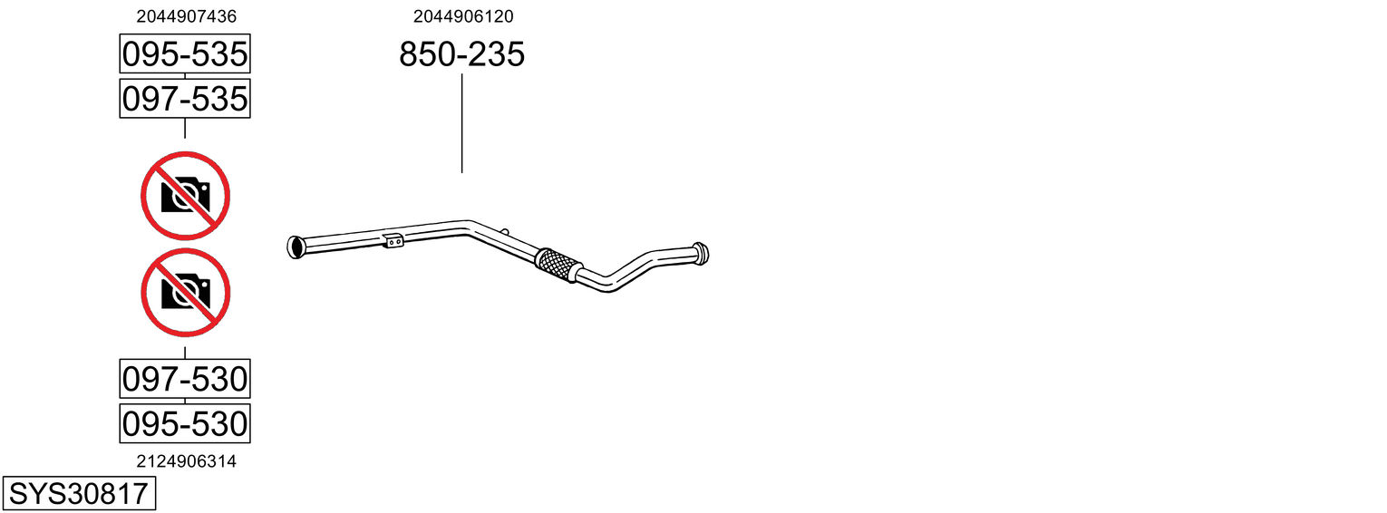 BOSAL SYS30817