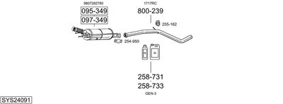 BOSAL SYS24091