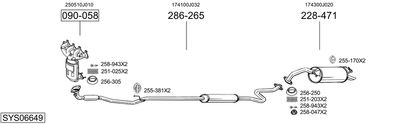 BOSAL SYS06649