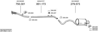 BOSAL SYS27727