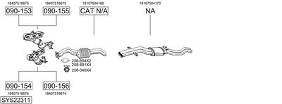 BOSAL SYS22311