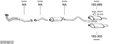 BOSAL SYS18212