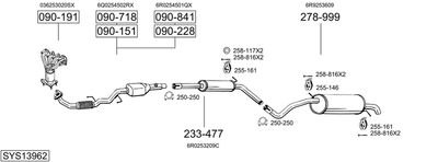 BOSAL SYS13962