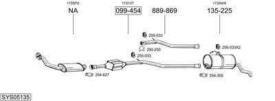 BOSAL SYS05135