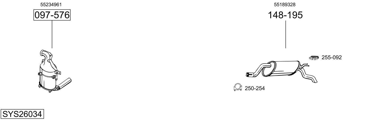 BOSAL SYS26034