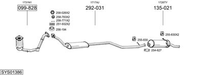 BOSAL SYS01386