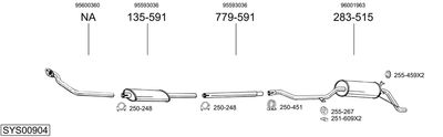 BOSAL SYS00904