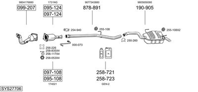 BOSAL SYS27706