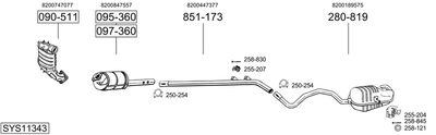 BOSAL SYS11343