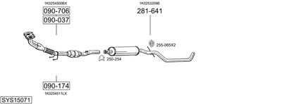 BOSAL SYS15071