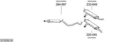 BOSAL SYS29218