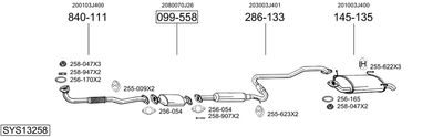 BOSAL SYS13258