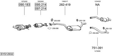 BOSAL SYS12932 BOSAL SYS12932