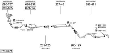BOSAL SYS17671