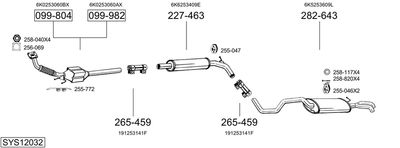 BOSAL SYS12032