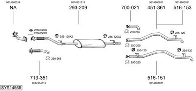 BOSAL SYS14568
