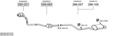 BOSAL SYS15110