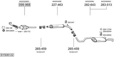 BOSAL SYS06122