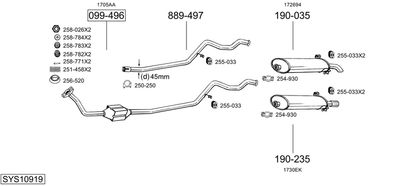BOSAL SYS10919